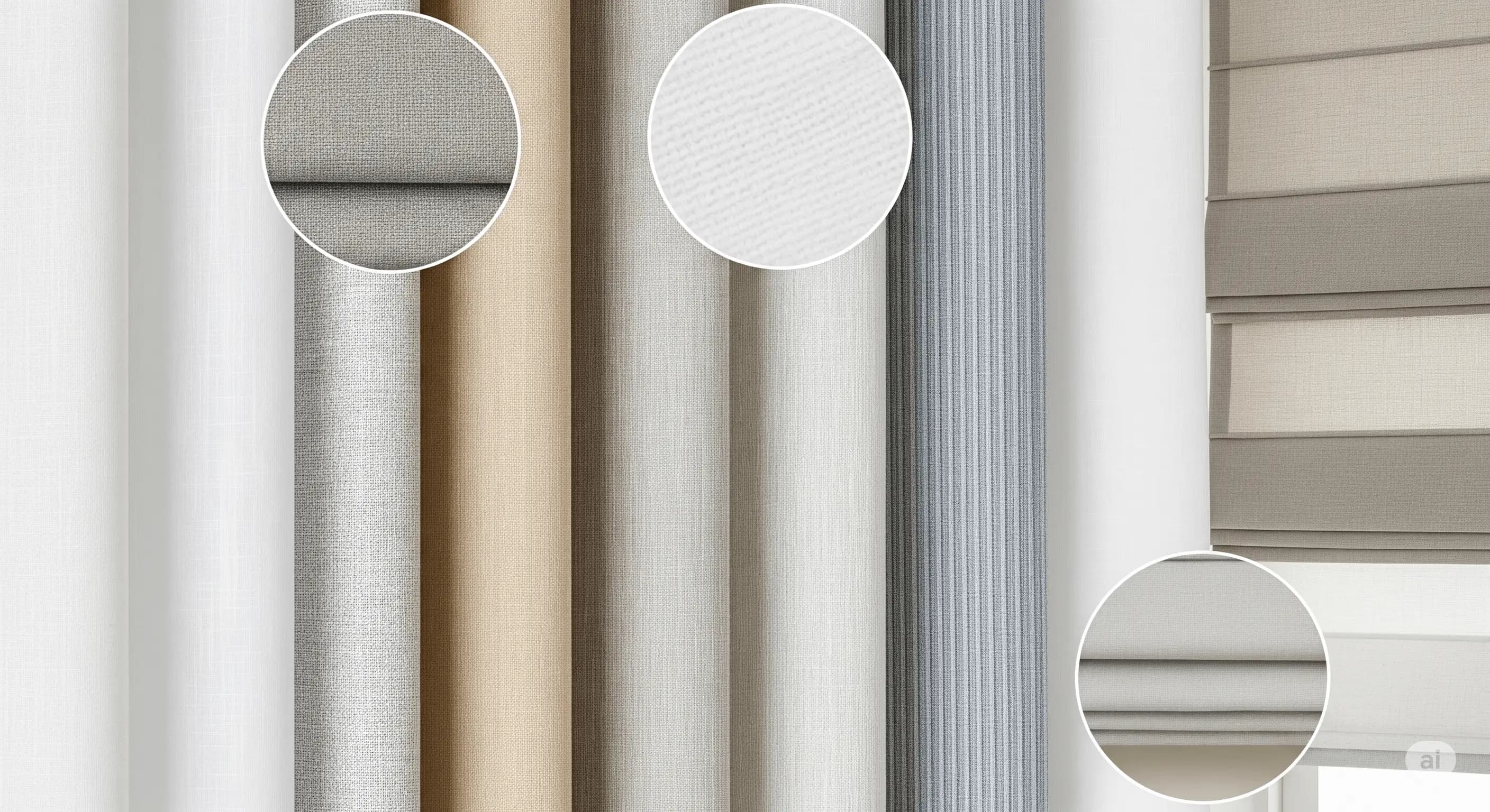  Top 5 Roman Blind Fabrics Best Suited for UAE Climate | Modern Furnishing Dubai