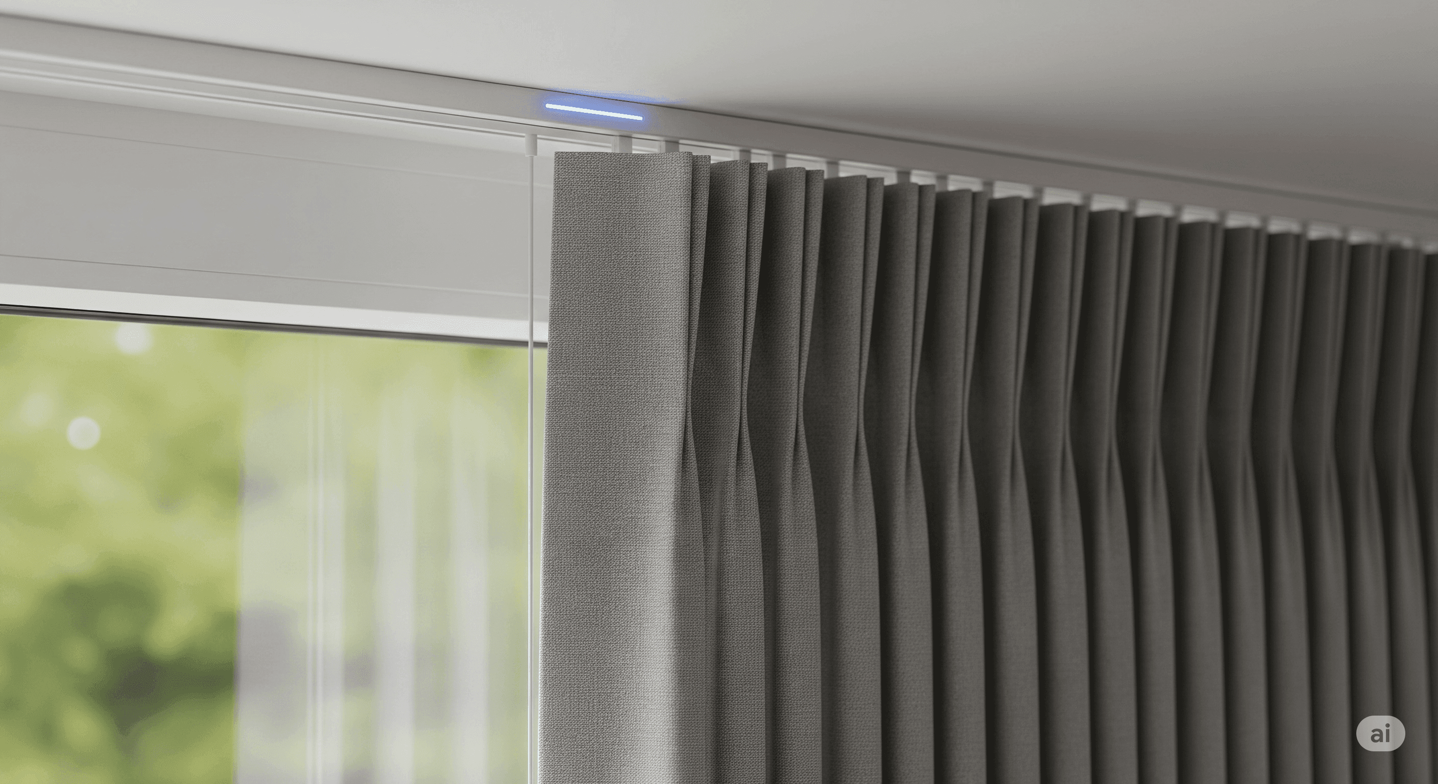 Motorised Magic: Effortless Light Control with Smart Curtains