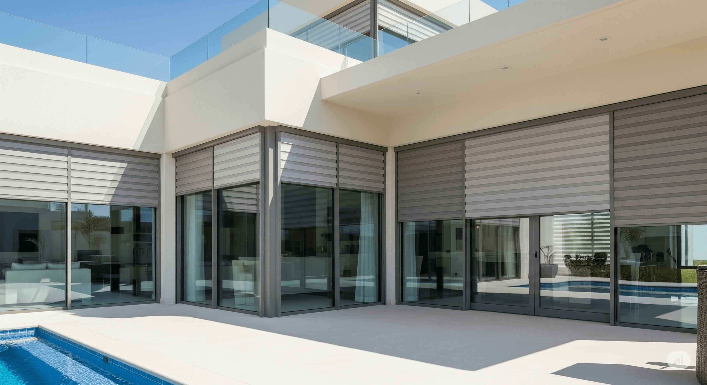 Roller Blinds for Villa Windows in UAE – Stylish & Functional Solutions