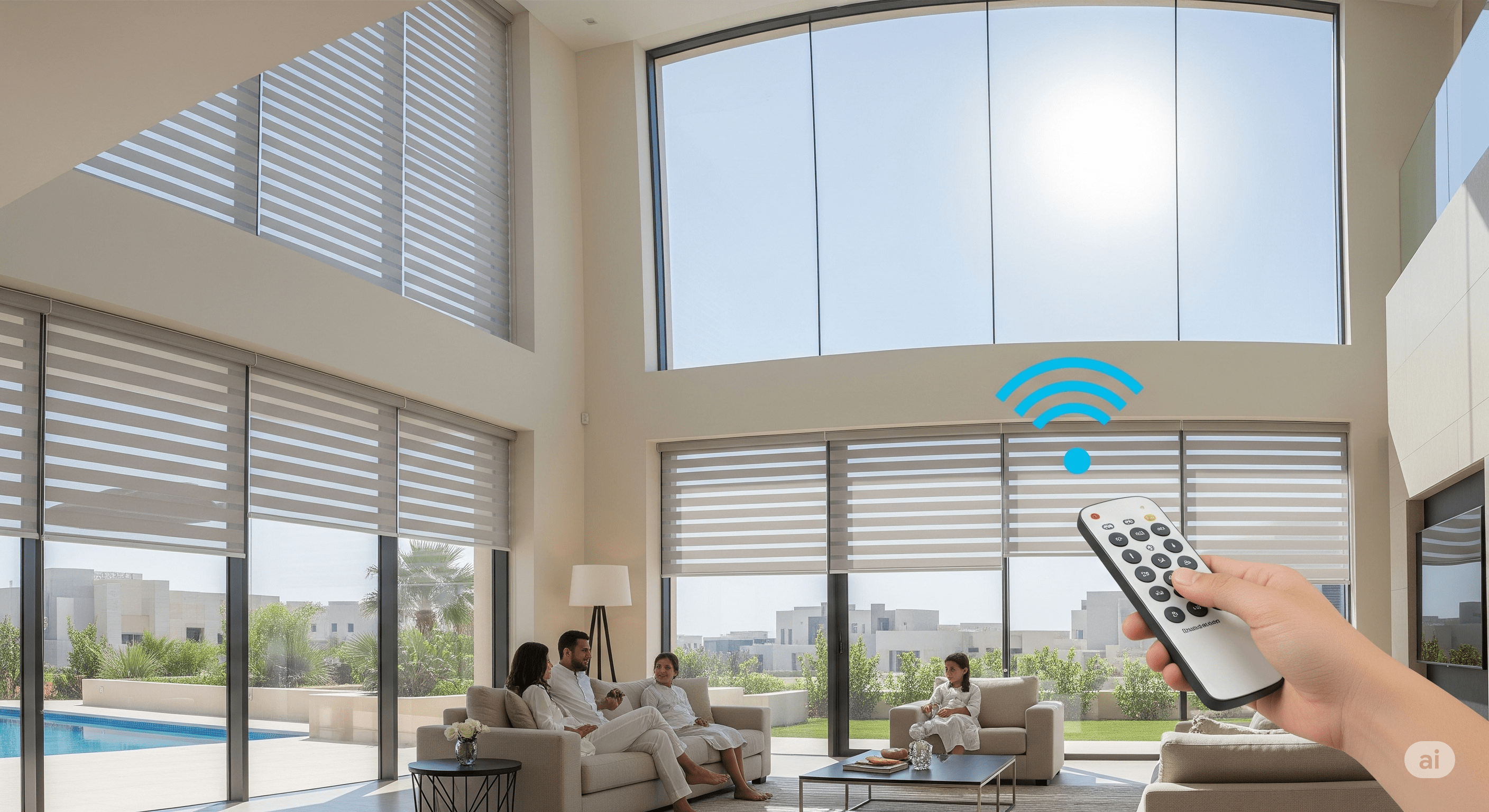 Top 5 Benefits of Installing Motorised Blinds in UAE Homes | Modern Furnishing Dubai