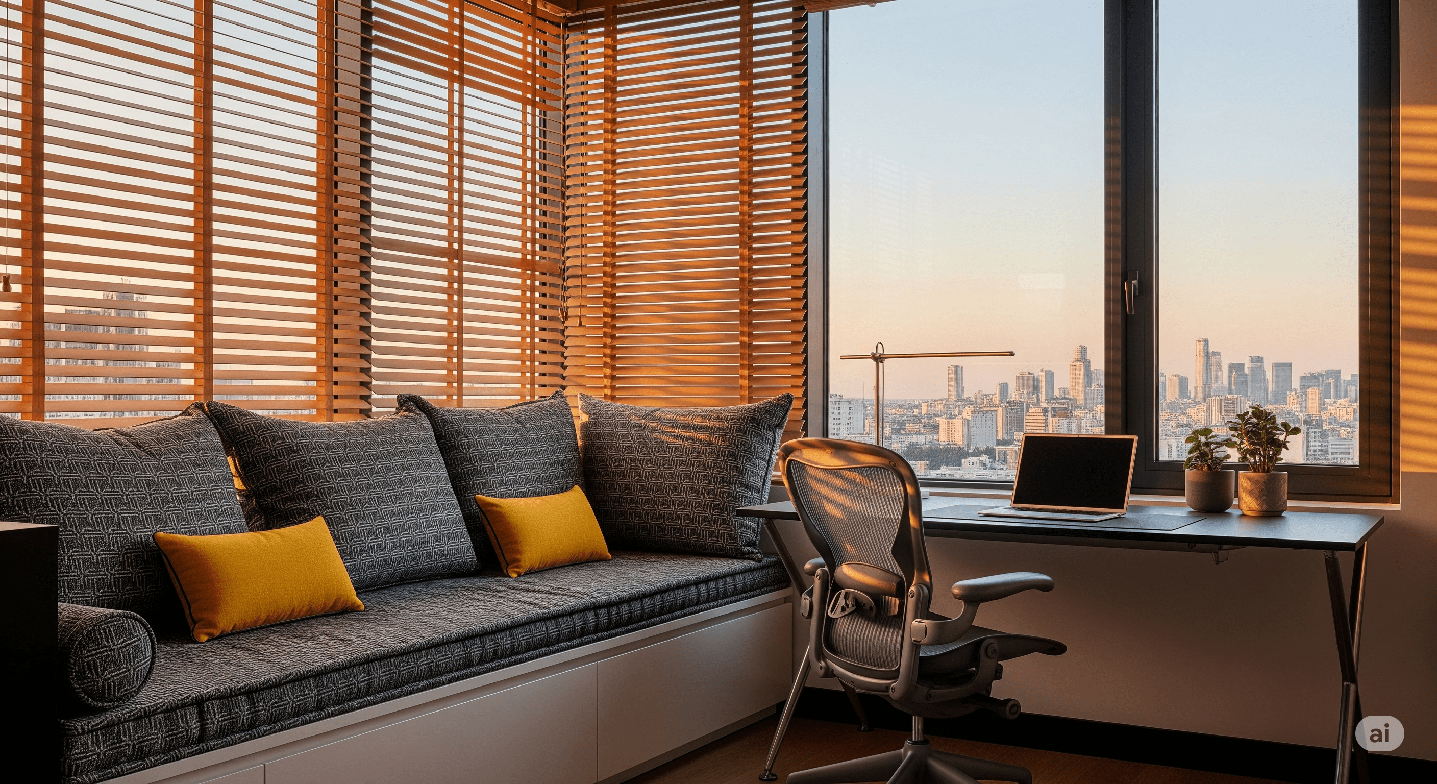 Upgrade Your Office with Custom Cushions & Blinds in the Workplace