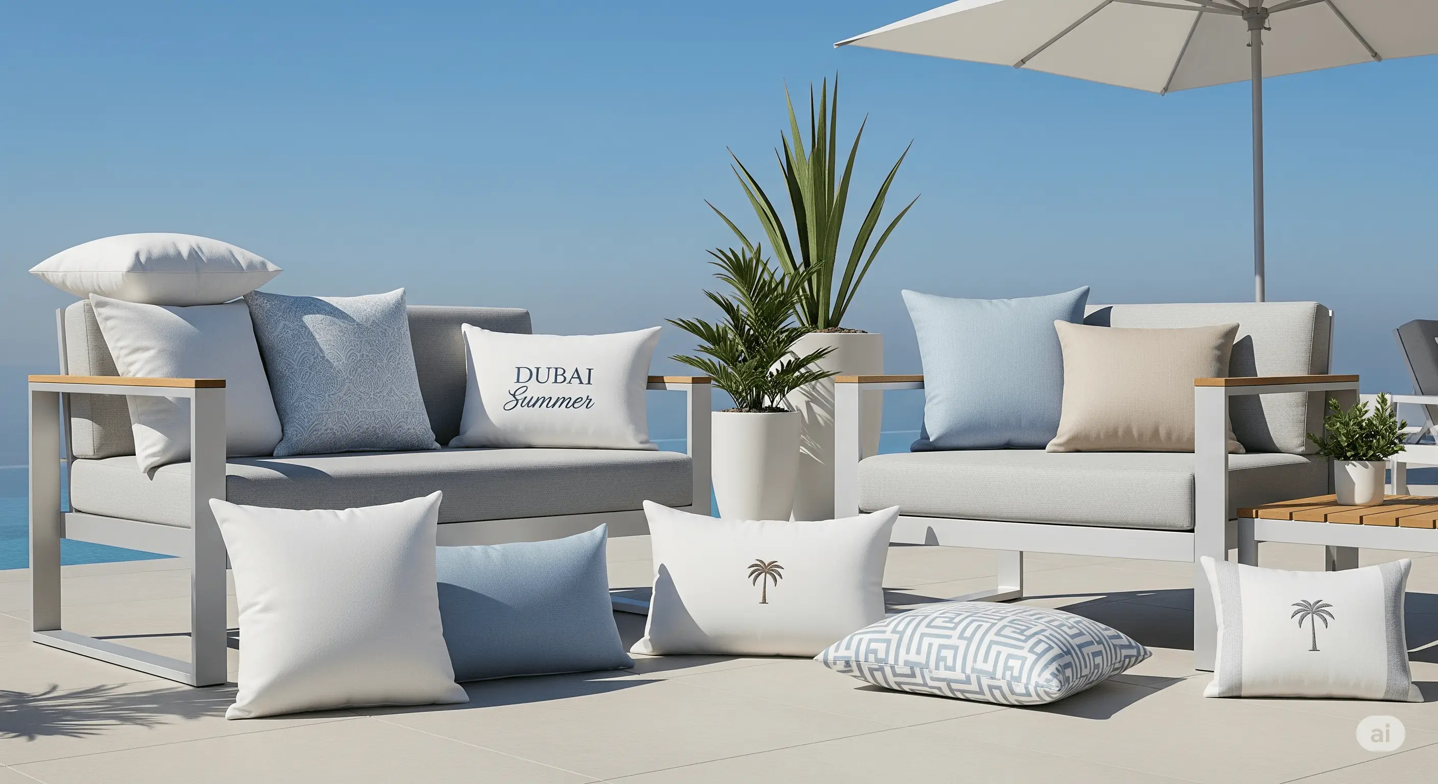 Outdoor Elegance: Customized Cushions Built for Dubai Summers