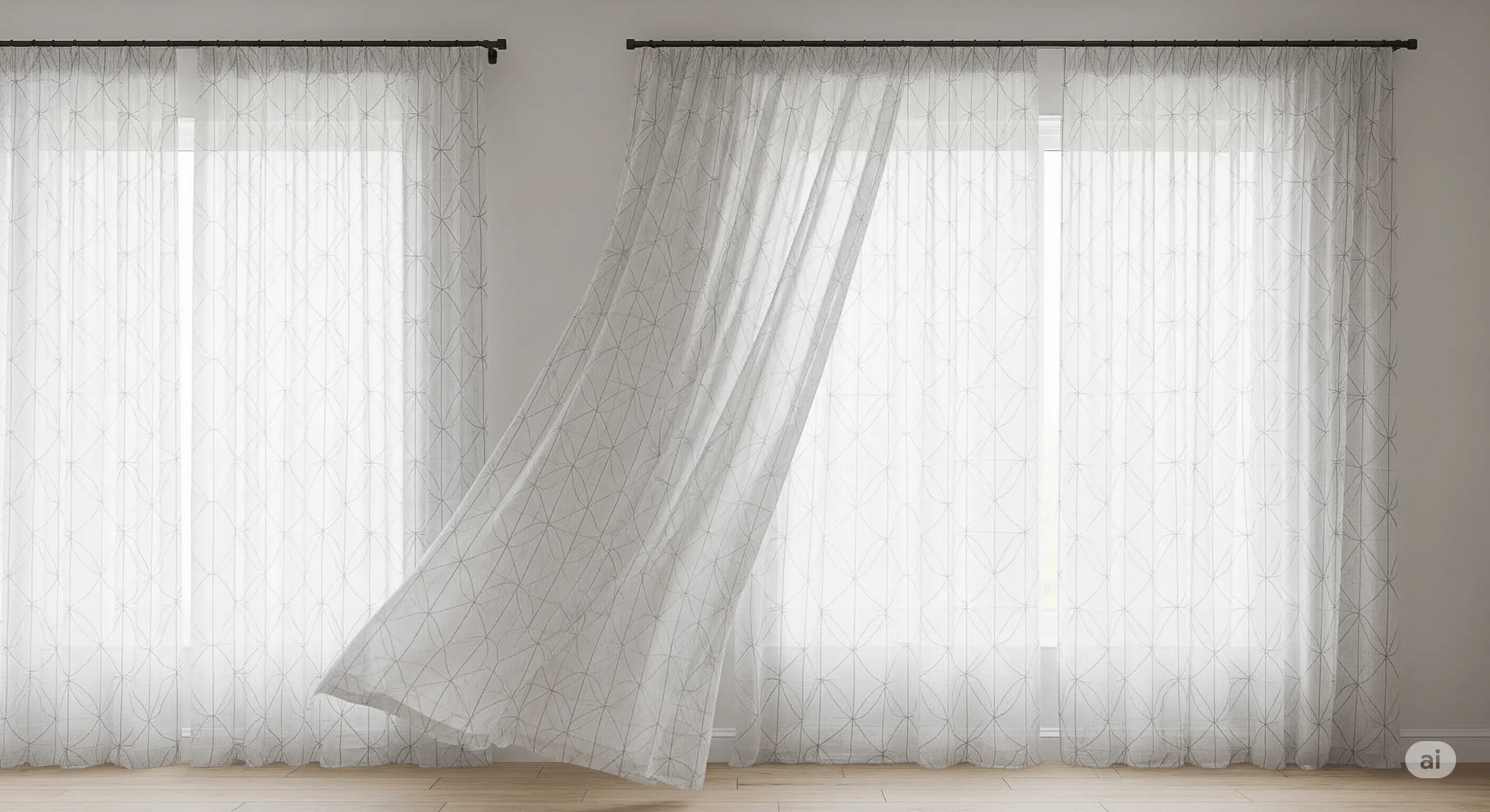 Sheer Beauty: Light, Airy Curtains with a Modern Twist