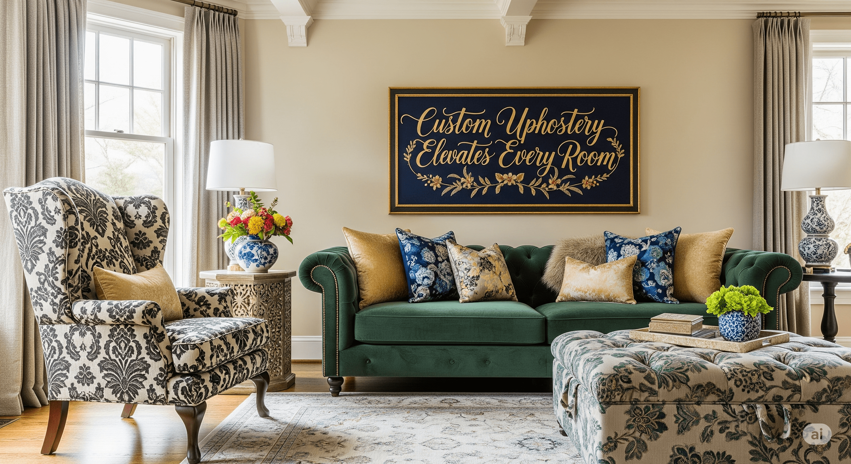 Tailored Touches: How Custom Upholstery Elevates Every Room